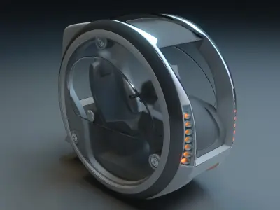 Circle Hover Car 3D model