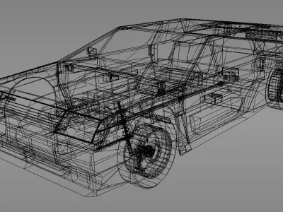 Saxon Valletta concept car 3D model
