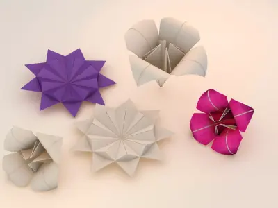 origami 11 3D model