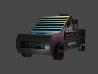 Sci-fi Car 3D model