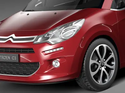 Citroen C3 2013 3D model