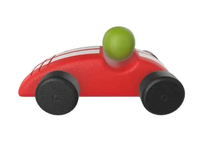 Race car plastic 3D model
