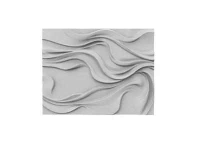 modern panel wall decor set wall relief mural CNC 73 3D model