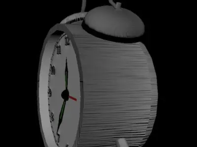 Clock alarm Free low-poly 3D model