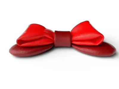 Bow 02 Low-poly 3D model