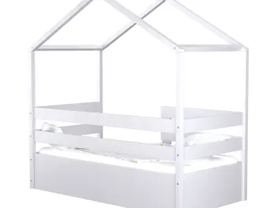 Childrens bed house 3D model