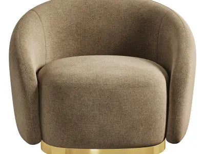 SWIVEL CHAIR BRICE 3D model