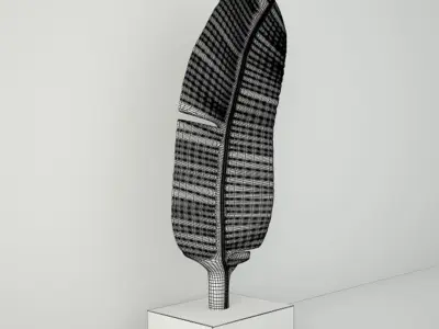 Leaf-shaped Decorative Piece by ZARA HOME 3D model