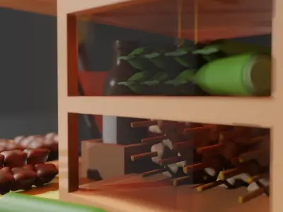 3D Gerobak Sate Madura - Indonesian Satai Cart 3D print model