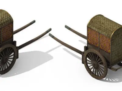 Game Official - Transport - Carriage 01 3D model