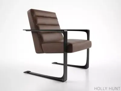 Holly Hunt Delta Lounge chair 3D model