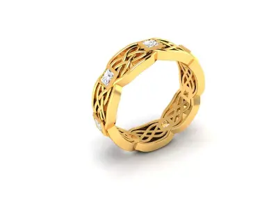 Women Solitaire Ring 3dm stl obj fbx Render Details 3D print model