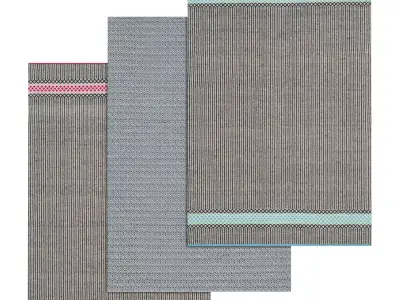 Rug Set 345 3D model
