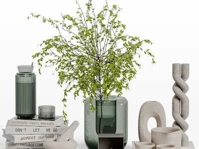 decorative set 20 3D model purchase