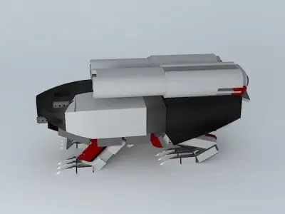 Heavy Assault robot  Free 3D model