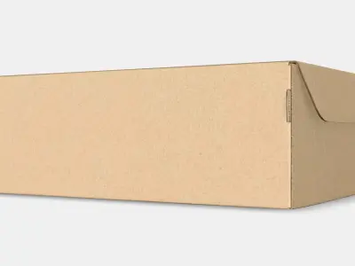 VATTENTRAG Box with lid Low-poly 3D model
