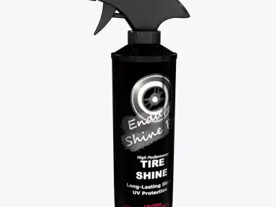 Car cleaning Tire Shine Spray Low-poly 3D model