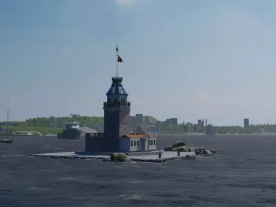 Maidens Tower 3D model