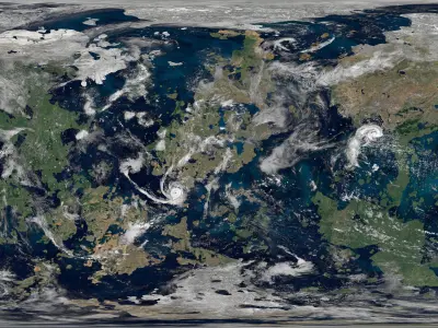 Terran Planet 10 - 4k Free 3D model