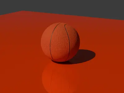 Basketball Low-poly 3D model buy