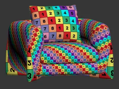 Porada Armchair Softbay 3D model