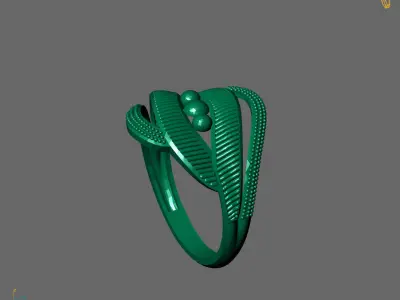 Women Plain Ring Ready STL Models Womens Ring 3d models 3D print model 45