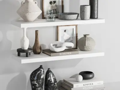 Decorative set012 3D model