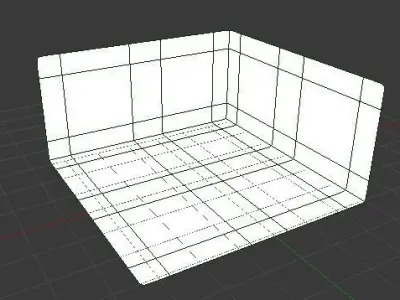 Studio Corner  Free low-poly 3D model