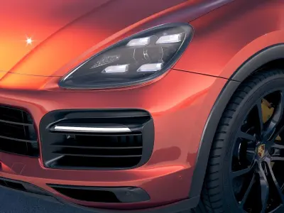 Porsche Cayenne Coupe 2020 3D model