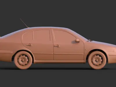 Skoda Octavia 3D print model