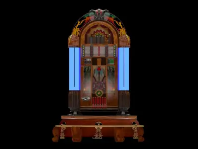 Jukebox vintage 3D model
