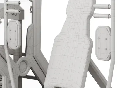 Gym-X-force-Arm-Cross 3D model 3D model