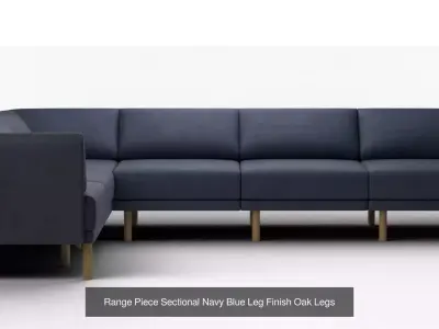 The Modern Living Sectional Series -- Premium Modular Sofa 3D Model Pack