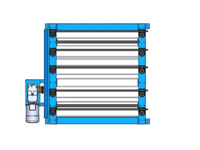 Plate straightening machine 3D print model