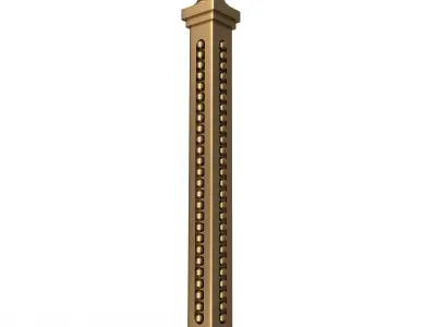 Classic Baluster 03 Low-poly 3D model