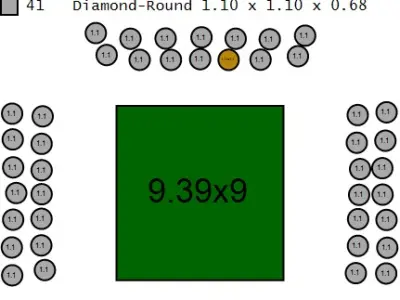 BLUE STONE AND DIAMOND STYLISH RING 3D PRINTABLE MODEL 3D print model