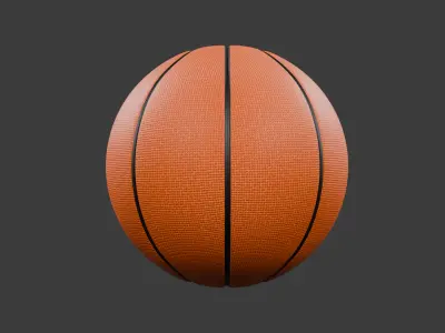 Basketball Low-poly 3D model purchase
