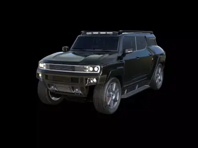 Suv Car Low-poly 3D model