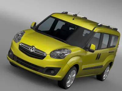 Vauxhall Combo Tour H1L2 2015 3D model