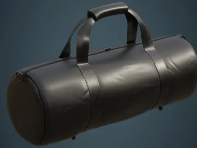 Gym Bag 1A Low-poly 3D model