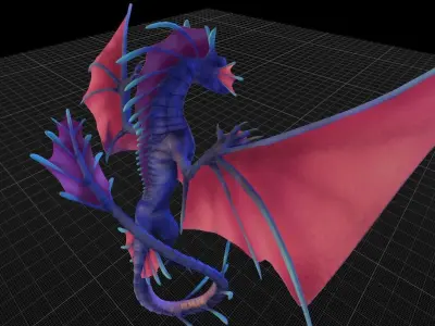 dragon tale 3D model