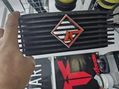 Old School car Audio Rockford Fosgate Amp Links 3D print model