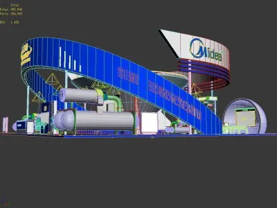 Exhibition - Area - 16X16-3DMAX2009-03 3D model