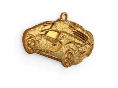 car pendant-02 printable jewelry  3D print model