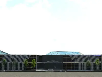 Commercial Entertainment Center 3D model