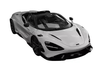 2022 McLaren 765LT Spider 3D model