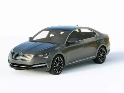 Skoda Superb 2020 3D model
