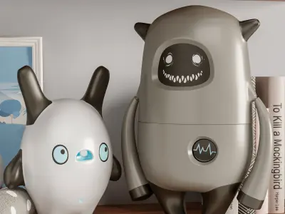 decor set for boy 3D model