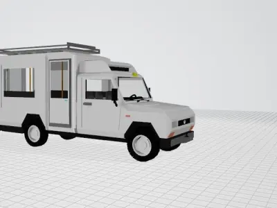 Philippine AUV XLT  Tamaraw Low-poly 3D model