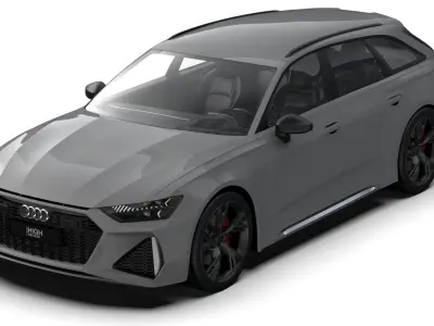 Audi RS6 Avant 2022 3D model